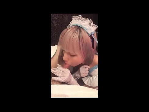 ❤️ 日本のアイドル「まゆか」、フレンチメイドのコスプレ、その1、ローションでフェラチオ、自慰行為 ❌ ポルノvk ❌️❤